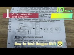 セリウムのデング熱の抗原の洞穴NS1全血の血清血しょうのための急速なテスト キット カセット