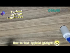 15mins腸チフスの急速なテスト キットの糞の血清血しょうサンプル サルモネラのチフスの抗原テスト