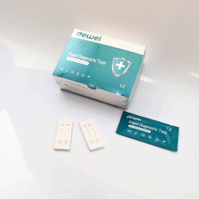 Rota Aden Combo Rapid Test Cassette Feces Samples Immunochromatography Principle