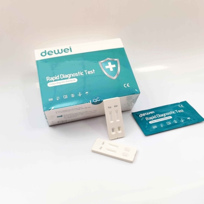 Rota Aden Combo Rapid Test Cassette Feces Samples Immunochromatography Principle