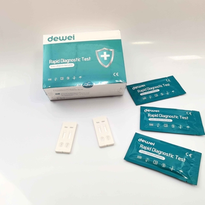 Rota Aden Combo Rapid Test Cassette Feces Samples Immunochromatography Principle