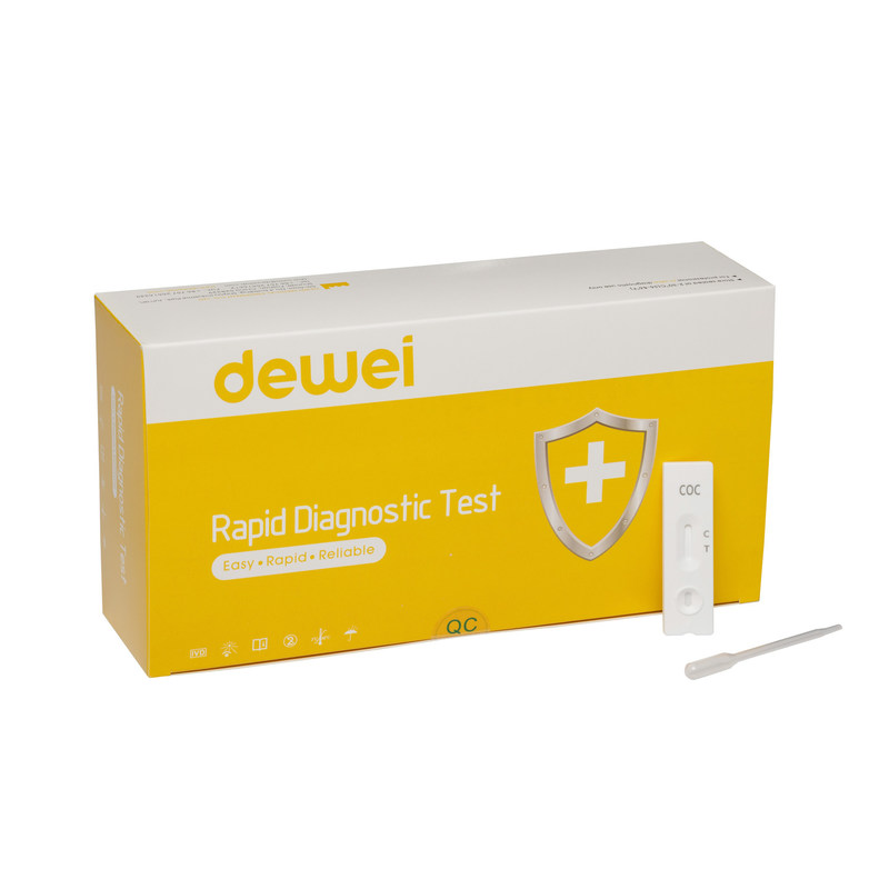 Urine Specimen Rapid Drug Test COC One Step Test Cassette With CE Approval